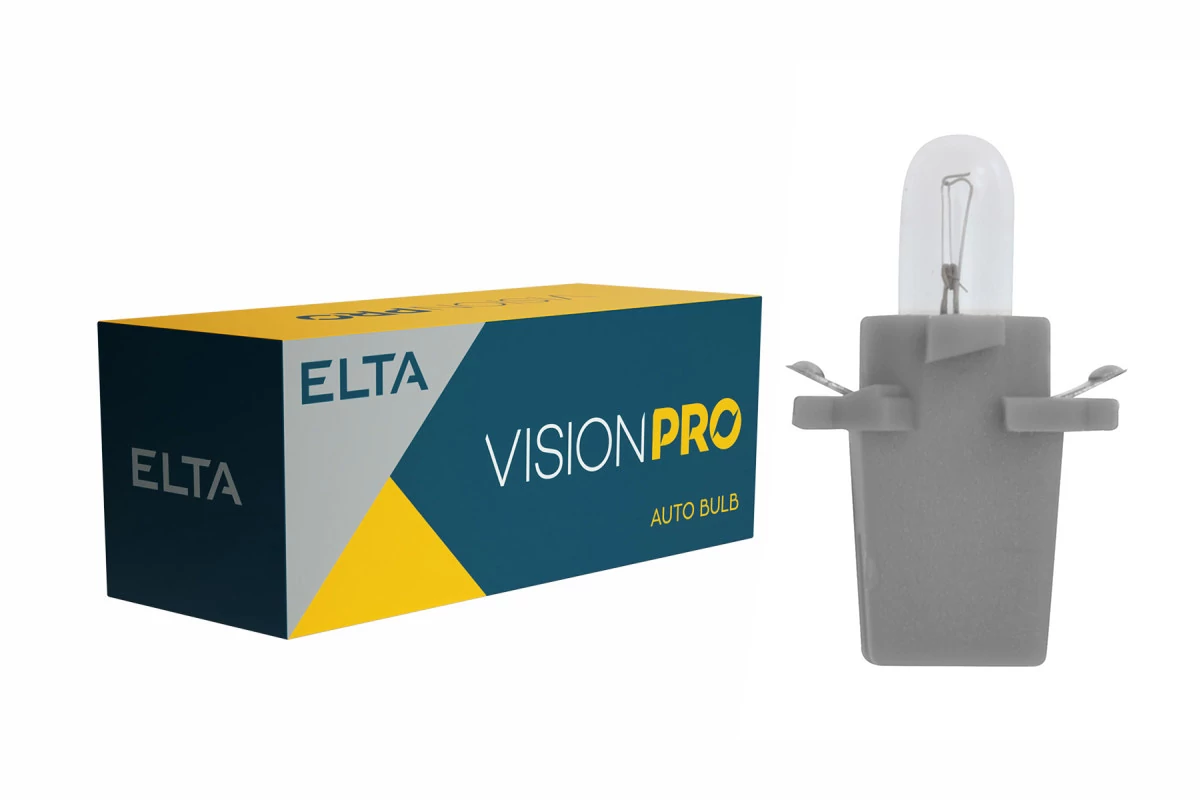 Elta VisionPro | izzó | 12V 1,2W B8,7d | szürke foglalat