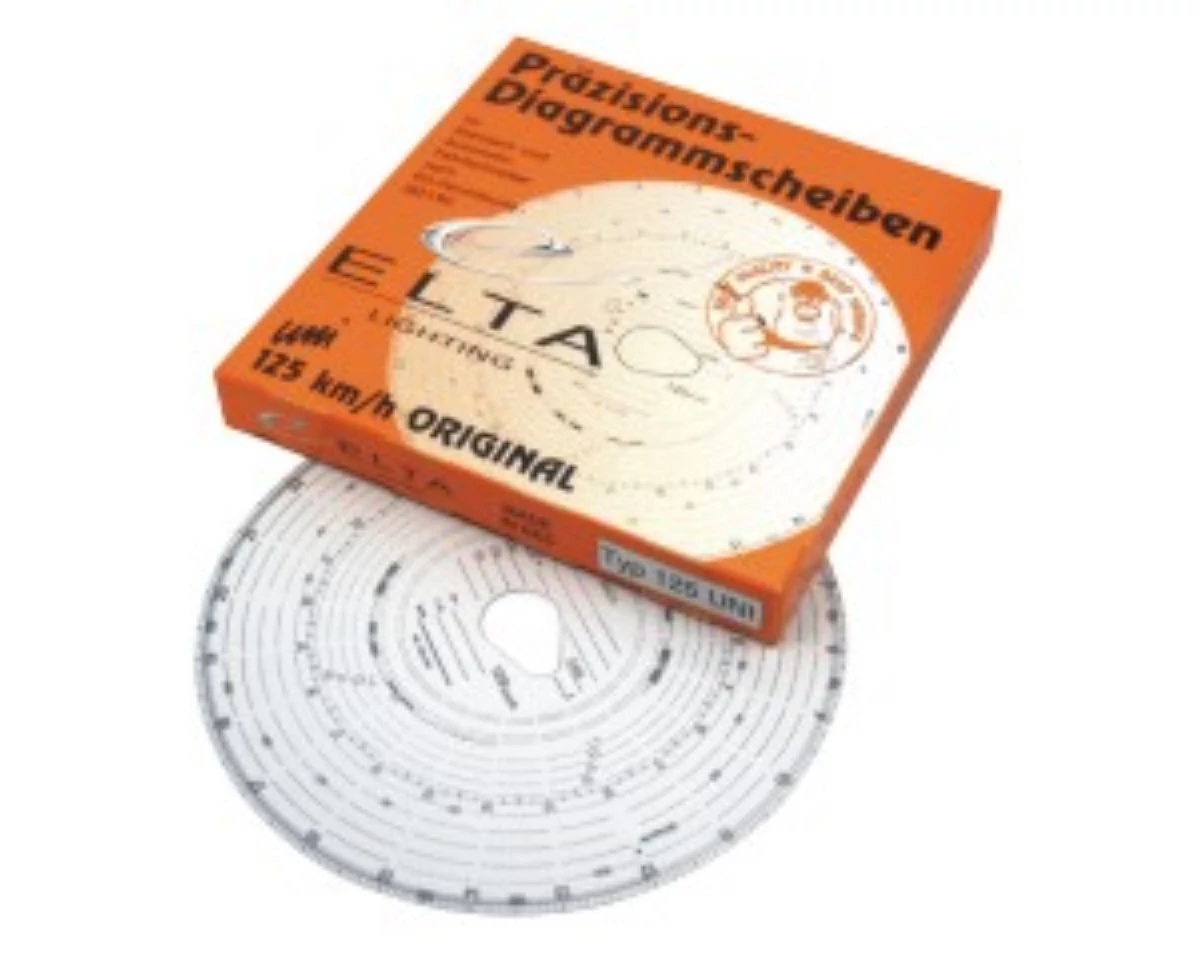 Tachográf korong | 125 km/h | egy napos