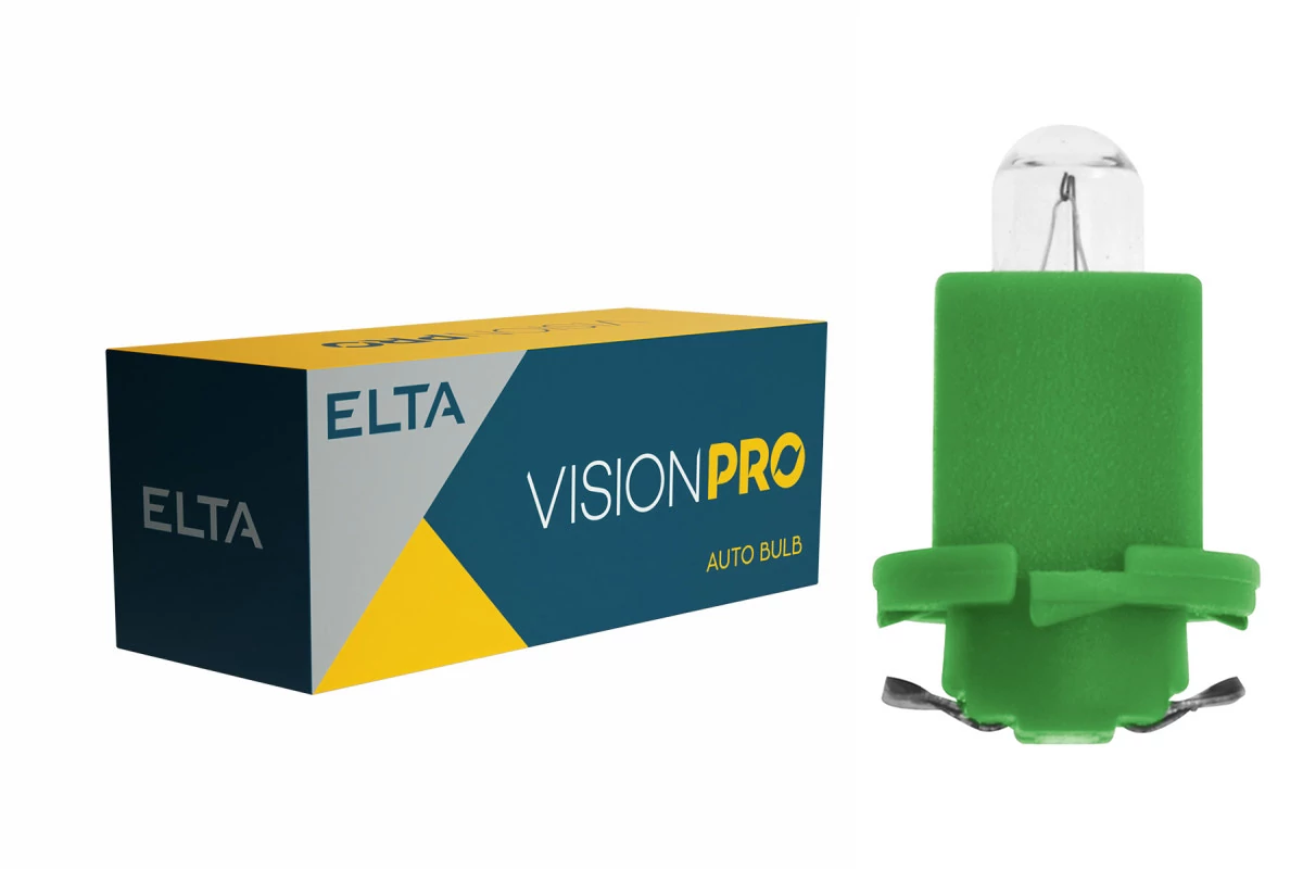 Elta VisionPro | izzó | 12V 1,2W BAX | zöld foglalat
