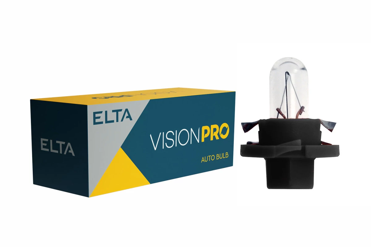 Elta VisionPro | izzó | 12V 1,2W Bx8,4d | fekete foglalat