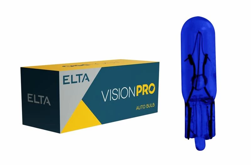 Elta VisionPro | izzó | 12V 1,2W W2x4,6d | kék