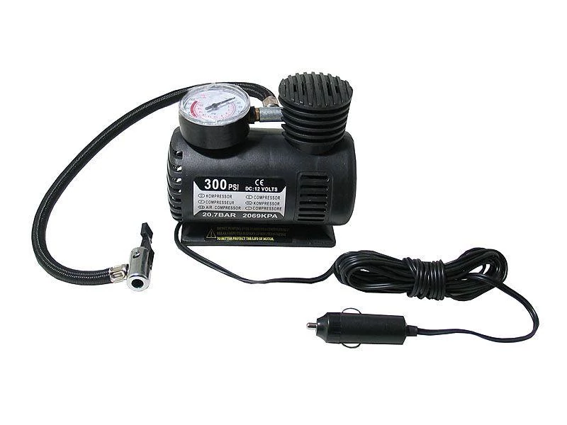 Elektromos kompresszor | 12V | 20.7 BAR | 2069 kPA 300 PSI | műanyag házas
