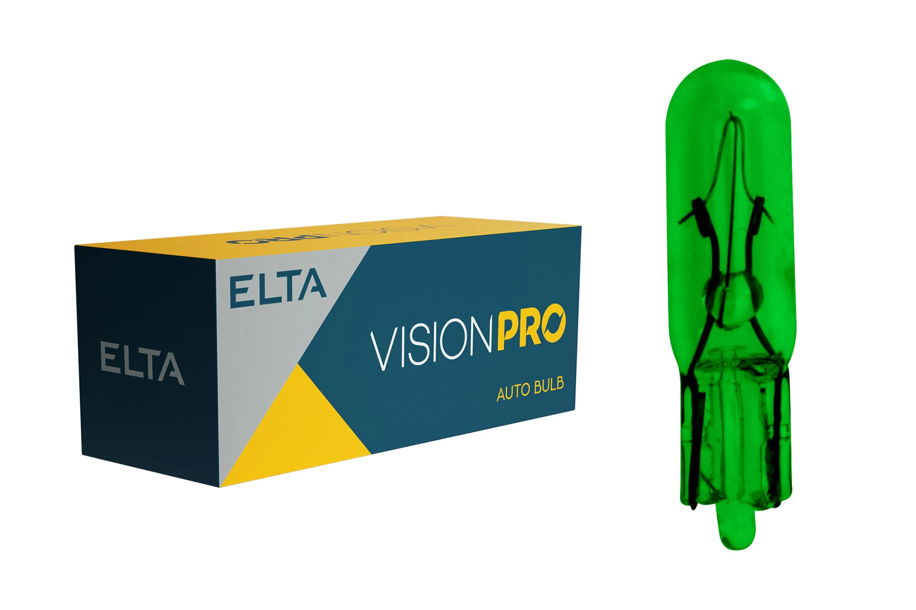 Elta VisionPro | izzó | 12V 1,2W W2x4,6d | zöld