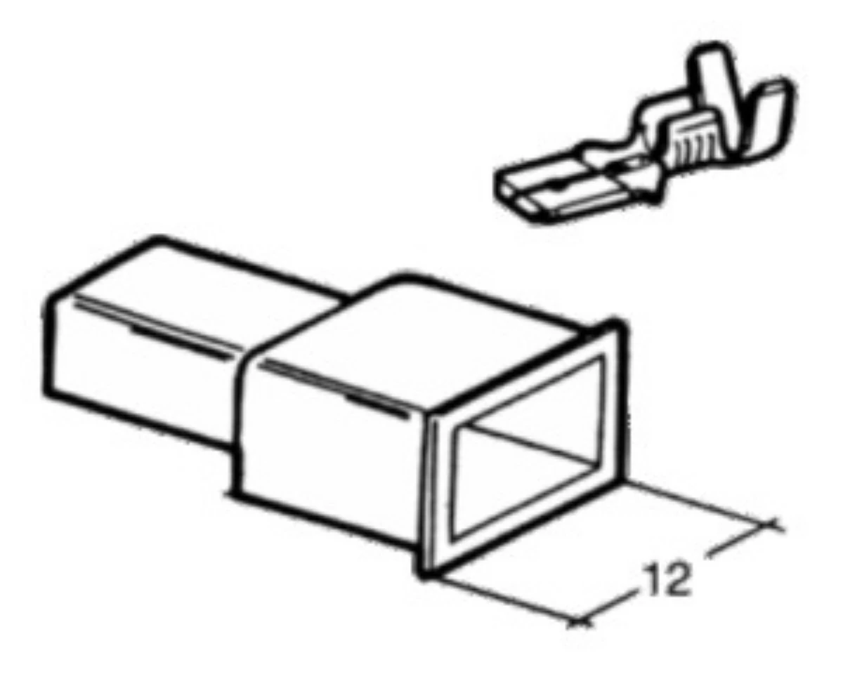 Csúszósaru | kemény saruszigetelő | fekete | 6,3 mm apa csúszósaruhoz