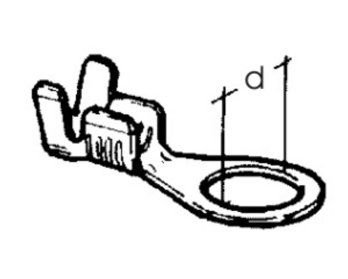 Szemessaru | szigeteletlen | 6 mm / 0,8-4,0 mm2 kábelhez