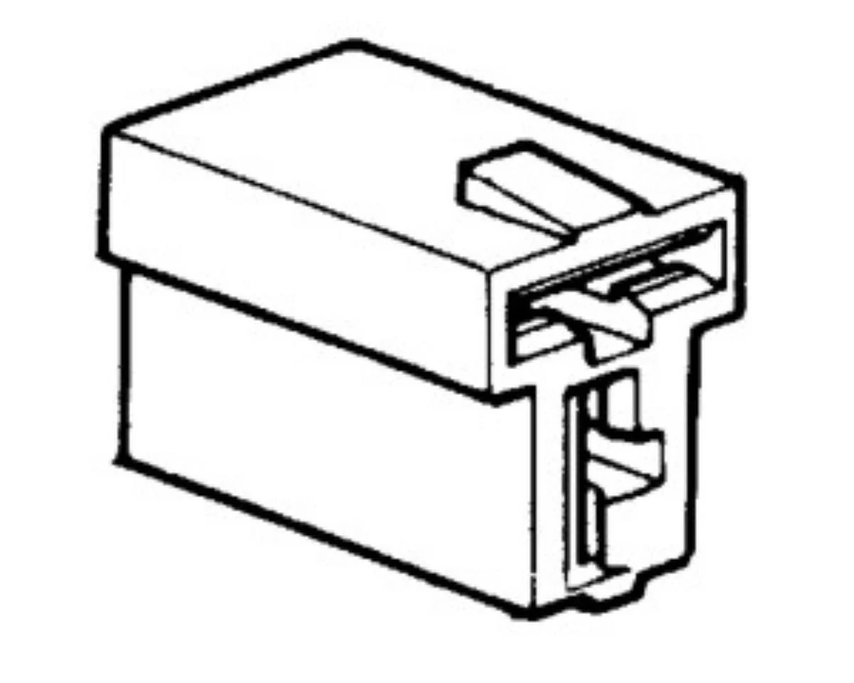 Kábelvég szigetelőház | T -idom | 2 pólusú | 6,3 mm | BP1117-hez