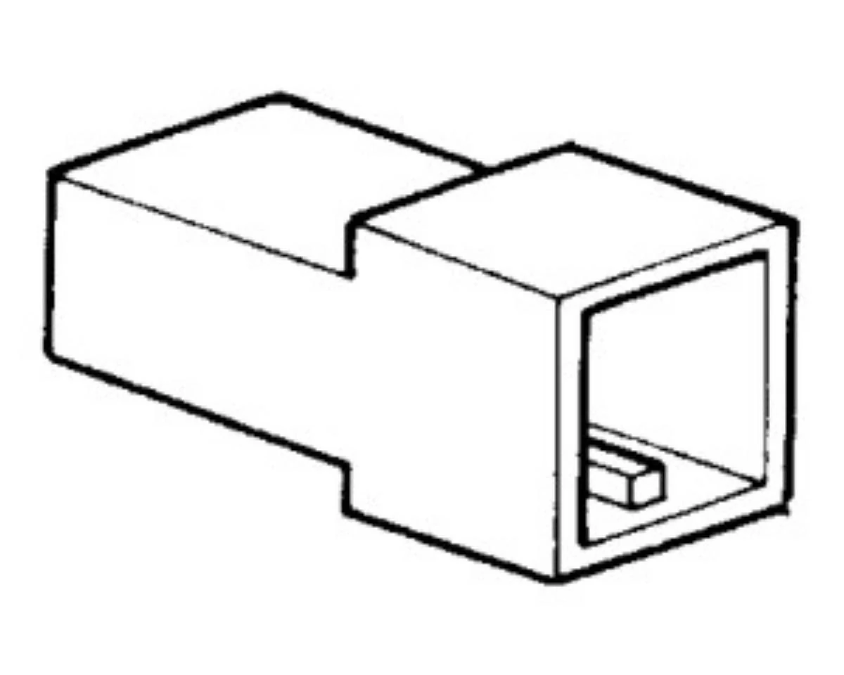 Kábelvég szigetelőház | 2 pólusú | 6,3 mm | BP1121-hez