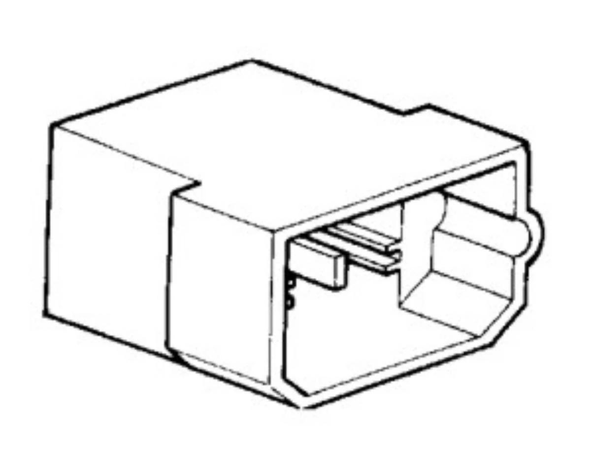 Kábelvég szigetelőház | 4 pólusú | 6,3 mm | BP1121-hez