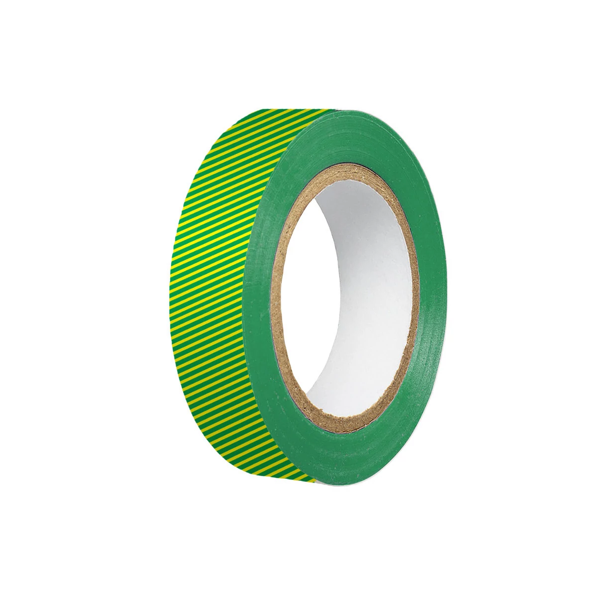 Szigetelőszalag | 15 mm x 10 m | pvc | zöld-sárga