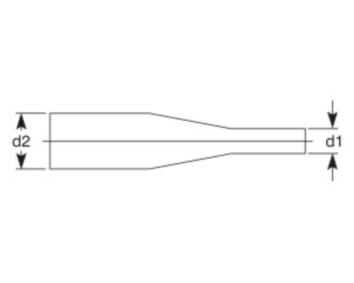 Zsugorcső | d2=12,7 mm | d1=6,4 mm | 10 x 1 méteres csomag