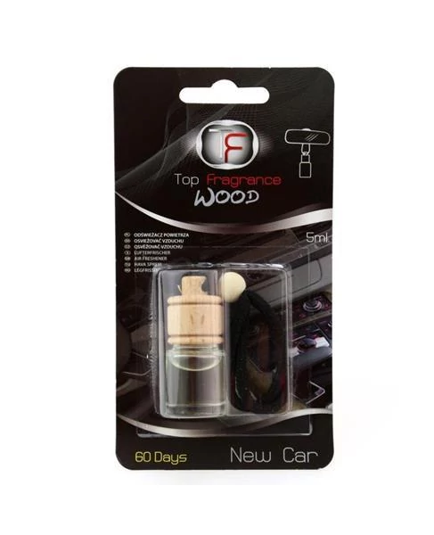 Top fragrance wood | 5 ml üvegcse illatosító | új autó