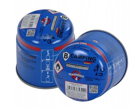 Szúrószelepes gázpatron | 190g butángáz | biztonsági szeleppel