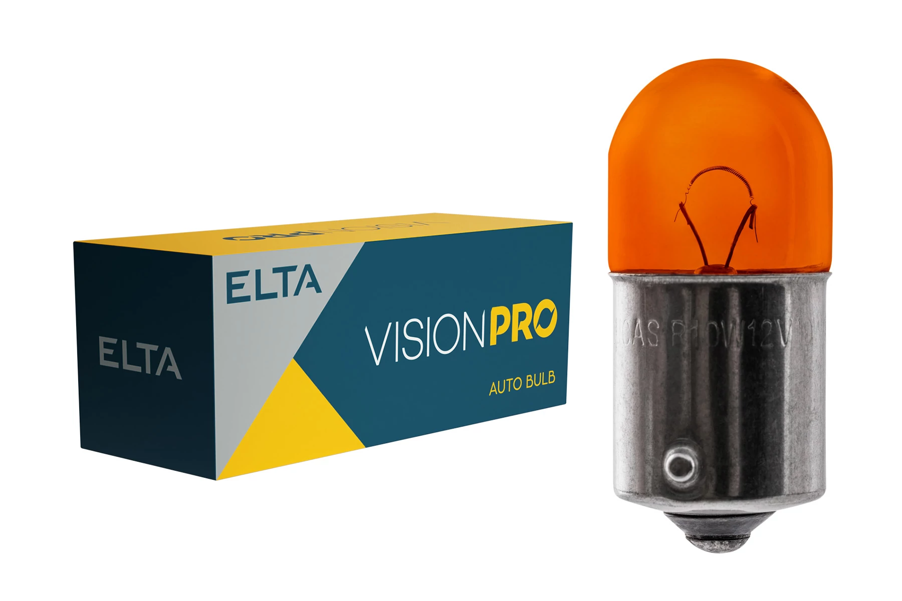 Elta VisionPro | izzó | 12V 10W Bau15s G18,5 | sárga