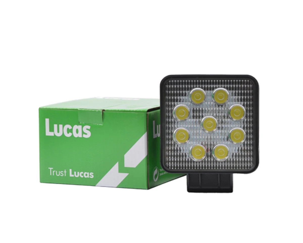 Lucas | munkalámpa | 9 LED x 3W/27W | kocka