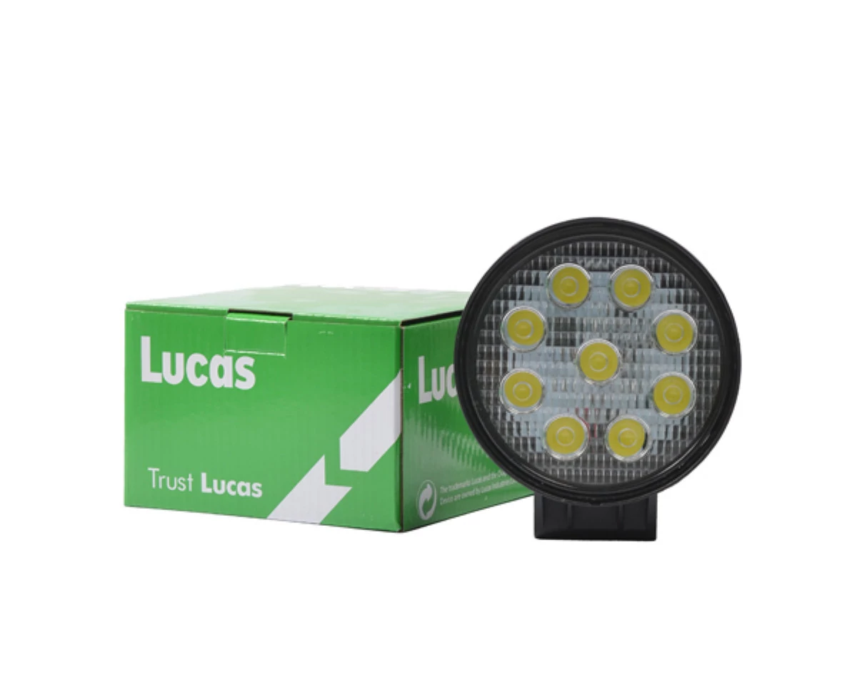 Lucas | munkalámpa | 9 LED x 3W/27W | kerek