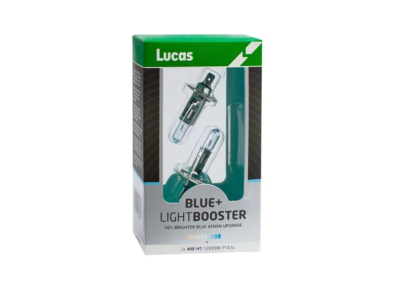 Lucas | izzó | 12V 55W P14,5s H1 | +50% emelt fényerő | 2 darabos csomag