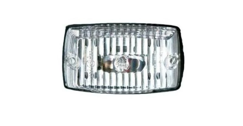 Helyzetjelző lámpa fehér | 98 x 67 x 35 mm