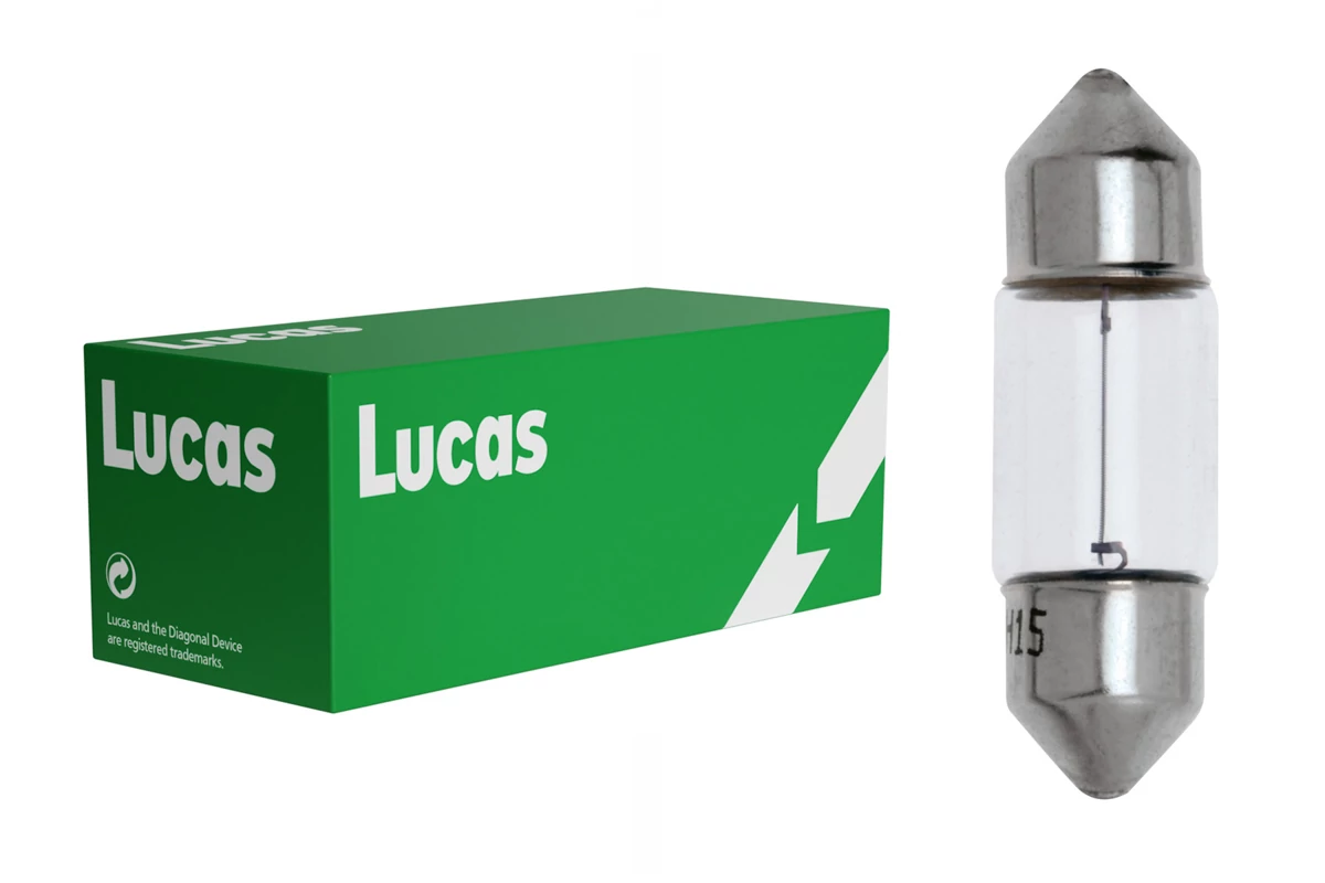 Lucas | izzó | 12V 10W SV8,5 | 10,5 x 31 mm