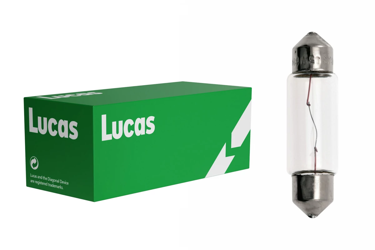 Lucas | izzó | 12V 10W SV8,5 | 11 x 41 mm