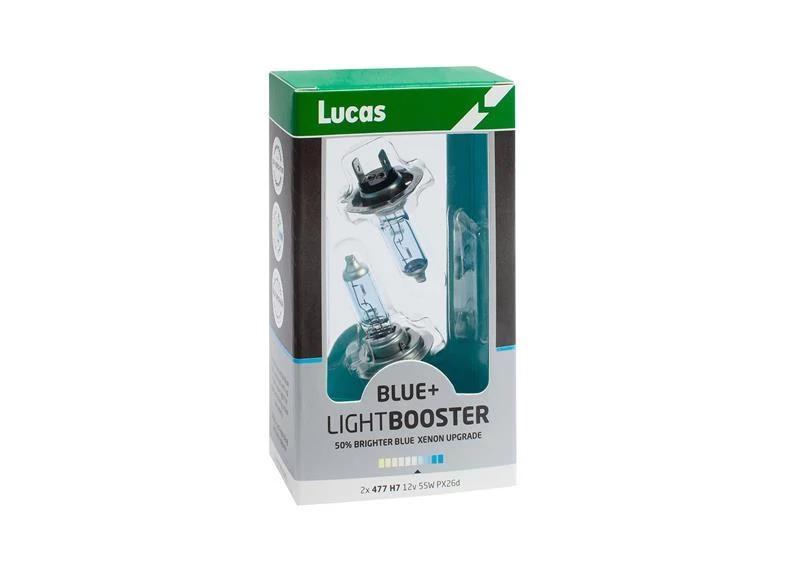 Lucas | izzó | 12V 55W PX26d H7 | +50% emelt fényerő | 2 darabos csomag