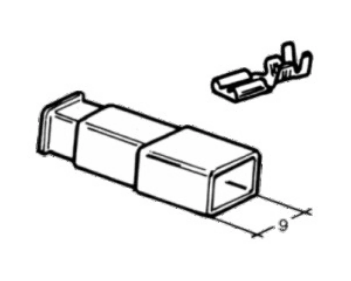 Csúszósaru | kemény saruszigetelő | 6,3 mm | fehér | anya