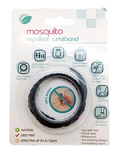 Szúnyogriasztó karpánt | fekete