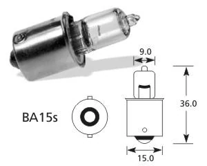 Lucas | izzó | 12V 20W BA15s SSC