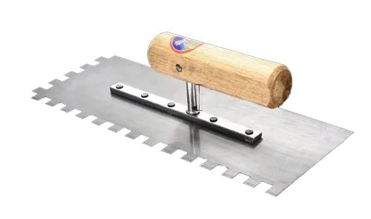 Fogazott acél simító | műanyag fogóval | 280 x 120 mm | 344 g