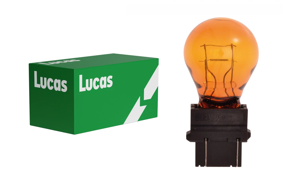 Lucas | izzó | 12V 27/7W W2,5x16q P27/7W | sárga