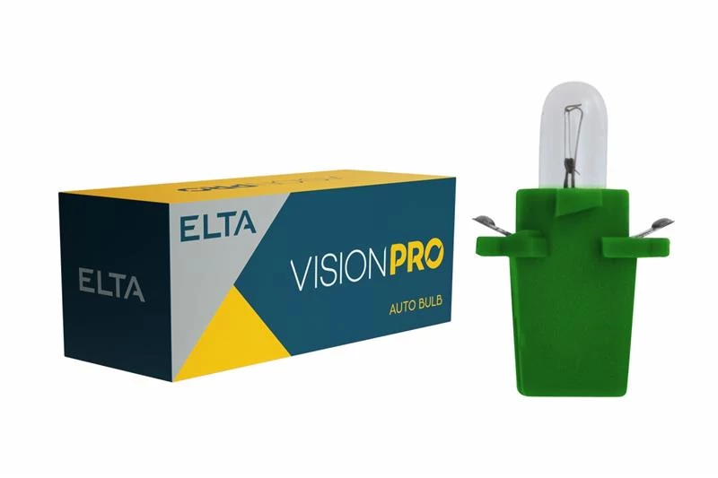 Elta VisionPro | izzó | 12V 2W B8,7d | zöld foglalat