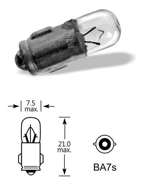 Narva | izzó | 12V 2W BA7s