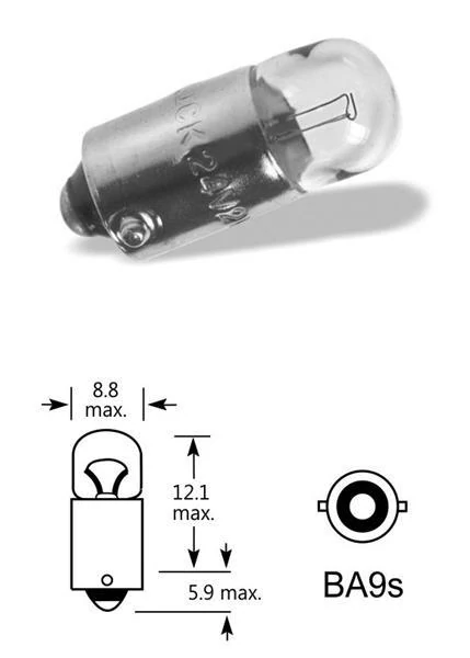 Narva | izzó | 12V 2W BA9s