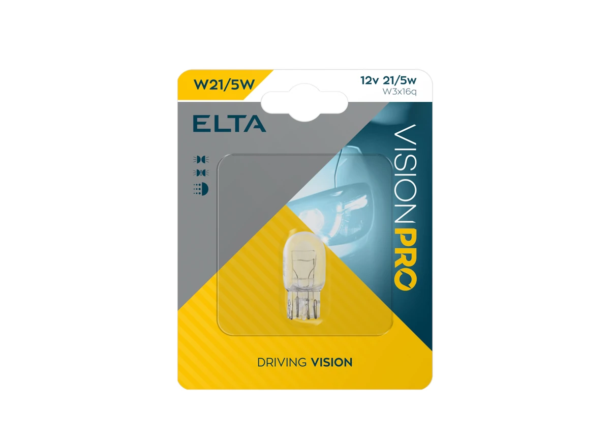 Elta VisionPro | izzó | 12V 21/5W W3x16q W21/5W | 1 darabos bliszter