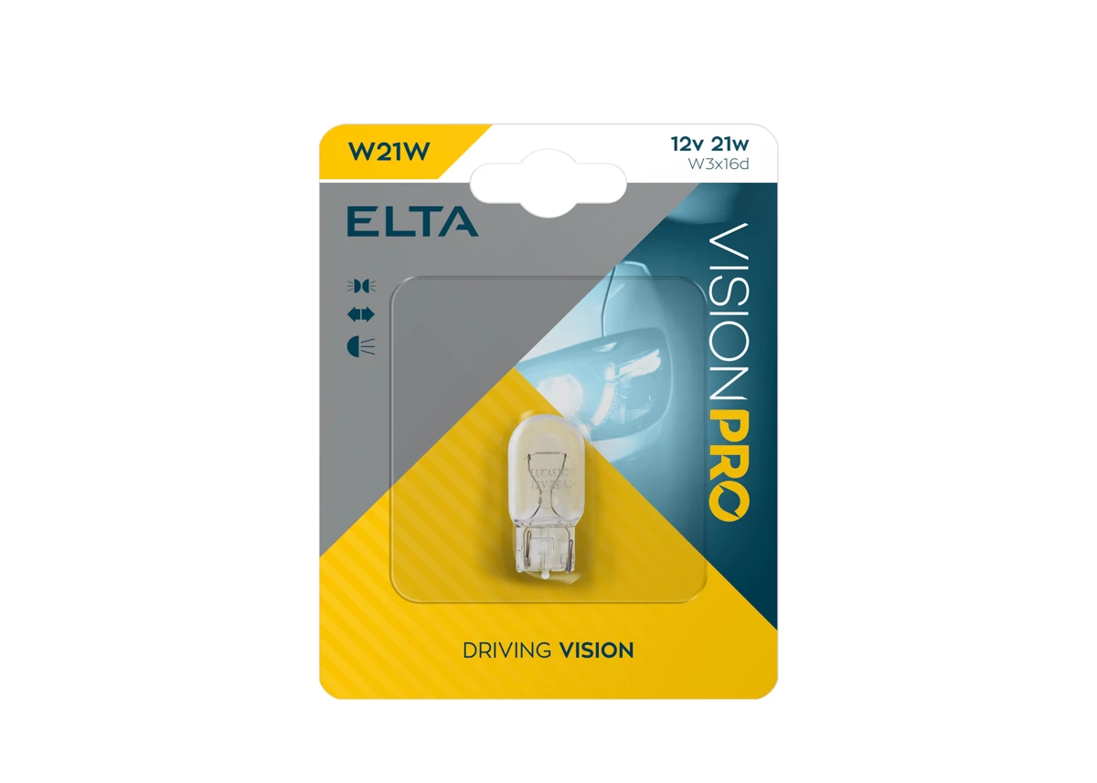 Elta VisionPro | izzó | 12V 21W W3x16d T20 | 1 darabos bliszter