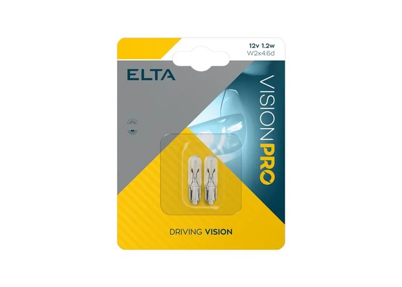 Elta VisionPro | izzó | 12V 1,2W W2x4,6d | 2 darabos bliszter