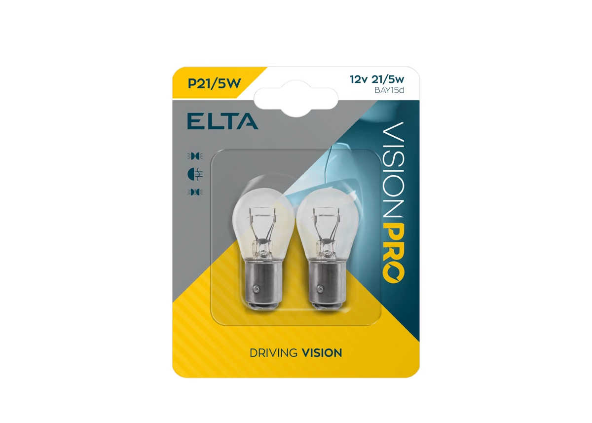Elta VisionPro | izzó | 12V 21/5W Bay15d P21/5W | 2 darabos bliszter