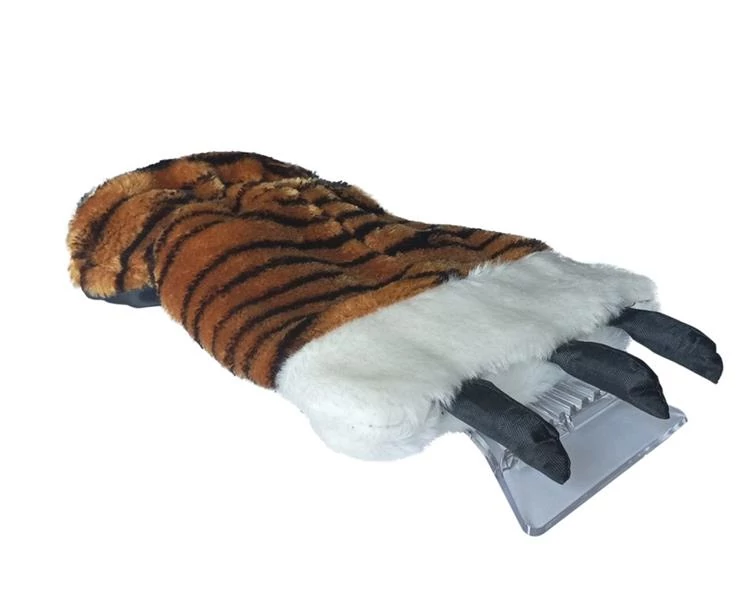 Jégkaparó | bélelt kesztyűs | tigris mancs | 30 x 18 cm