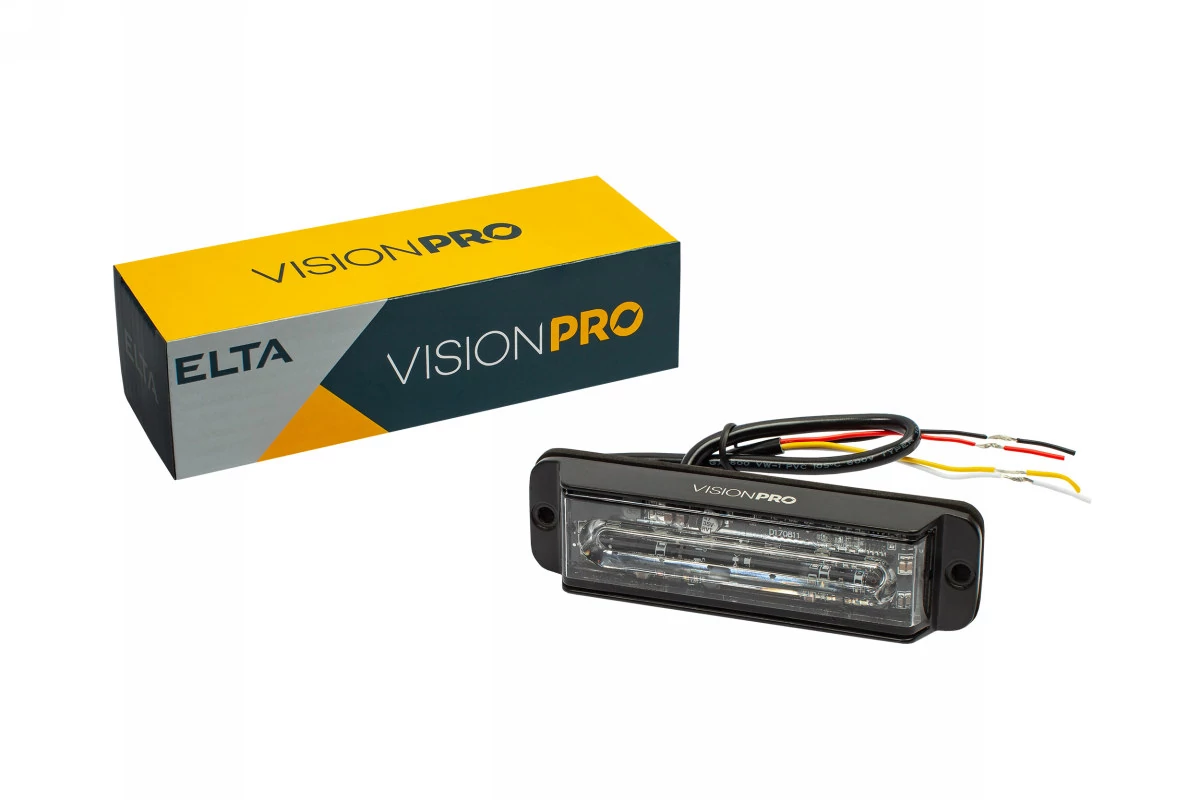 Elta VisionPro | stroboszkóp villogó | 6 LED | 5W/30W | 9-30V | kék