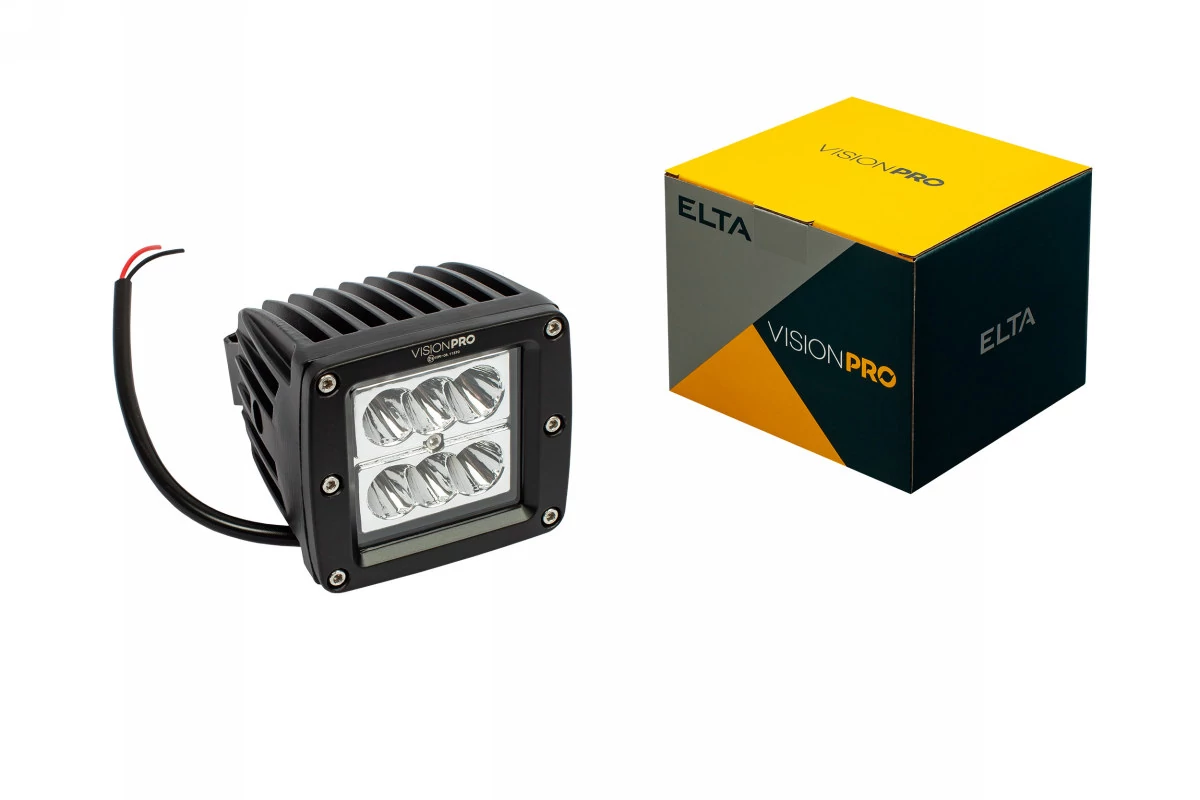 Elta VisionPro | munkalámpa | 6 LED | 3W/18W | 10-30V