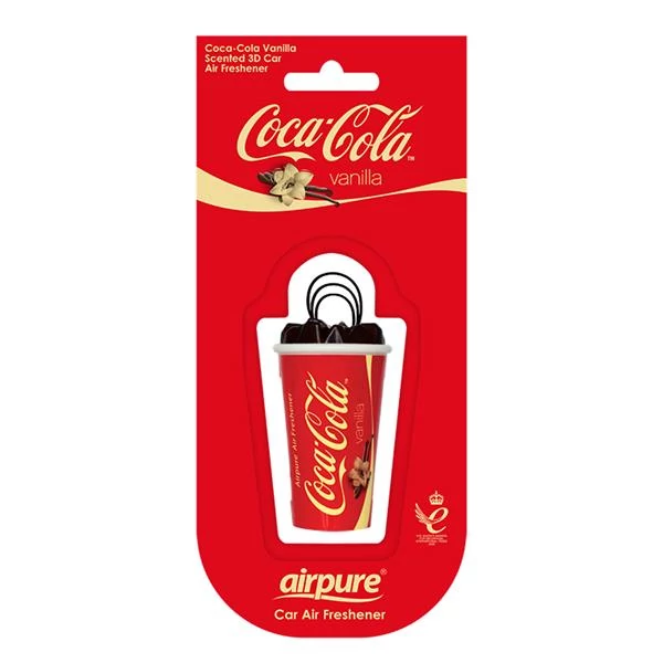 Coke Vanilla | 3D üdítős pohár autó illatosító