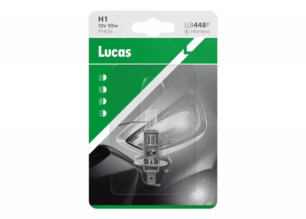 Lucas | izzó | 12V 55W P14,5s H1 | 1 darabos bliszter