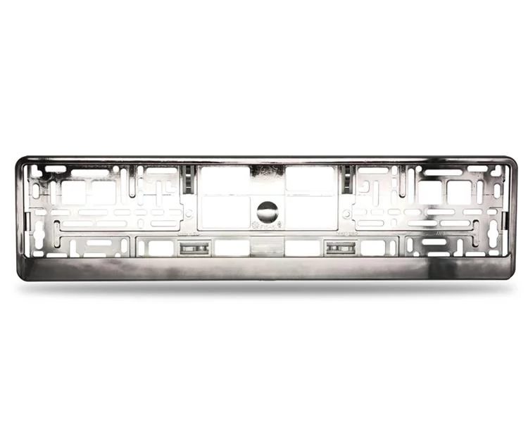 Rendszámtartó | alsóléces | fémgőzölt | grafit szürke