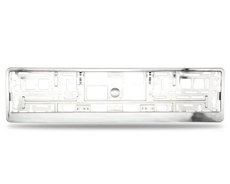 Rendszámtartó | alsóléces | fémgőzölt | ezüst