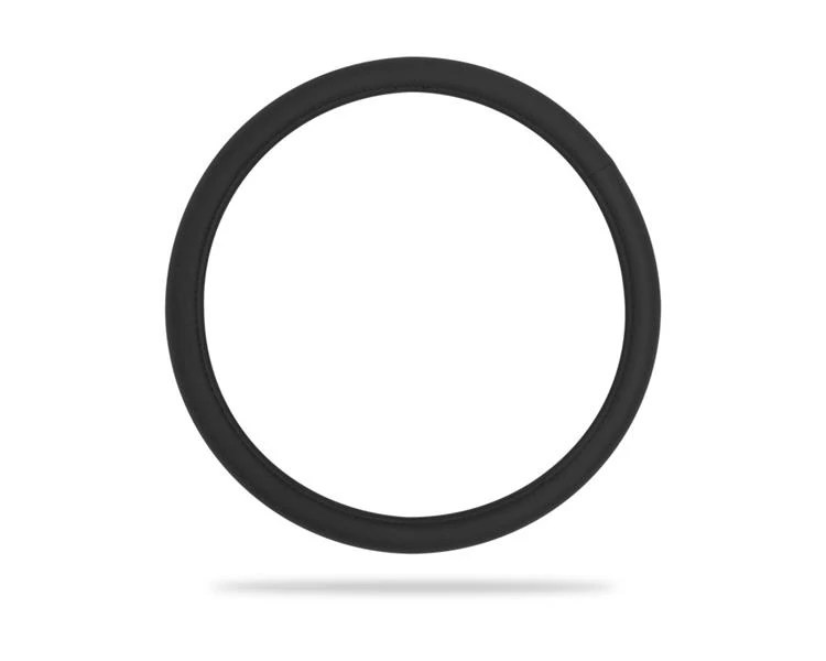 Kormányvédő | PVC bőr | fekete | 49 cm