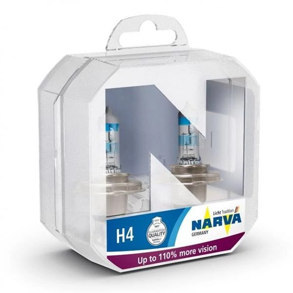 Narva | izzó | 12V 60/55W P43t-38 H4 | +110% emelt fényerő | 2 darabos box