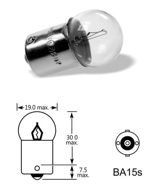 Elta VisionPro | izzó | 24V 5W Ba15s R5W | nagy teljesítményű