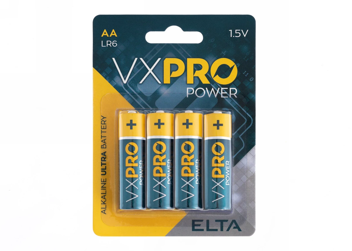 Elta VXPRO | alkáli elem | AA | LR6 | 1,5V | 4 darabos bliszter