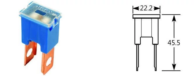 Biztosíték | japán | álló | PAL294 | 50 amper