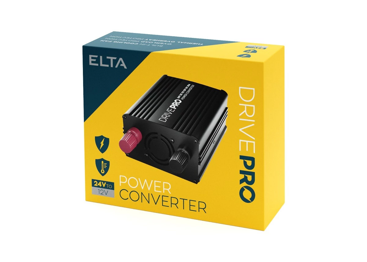 Elta DrivePro | feszültségátalakító 24V-ról 12V-20A-ra