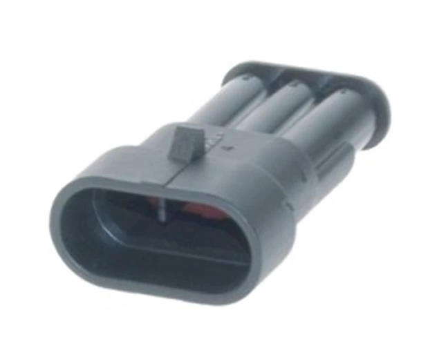 Csatlakozó | vízmentes | 3 eres kábelhez | 1,5 mm2 vastag kábelhez | anya